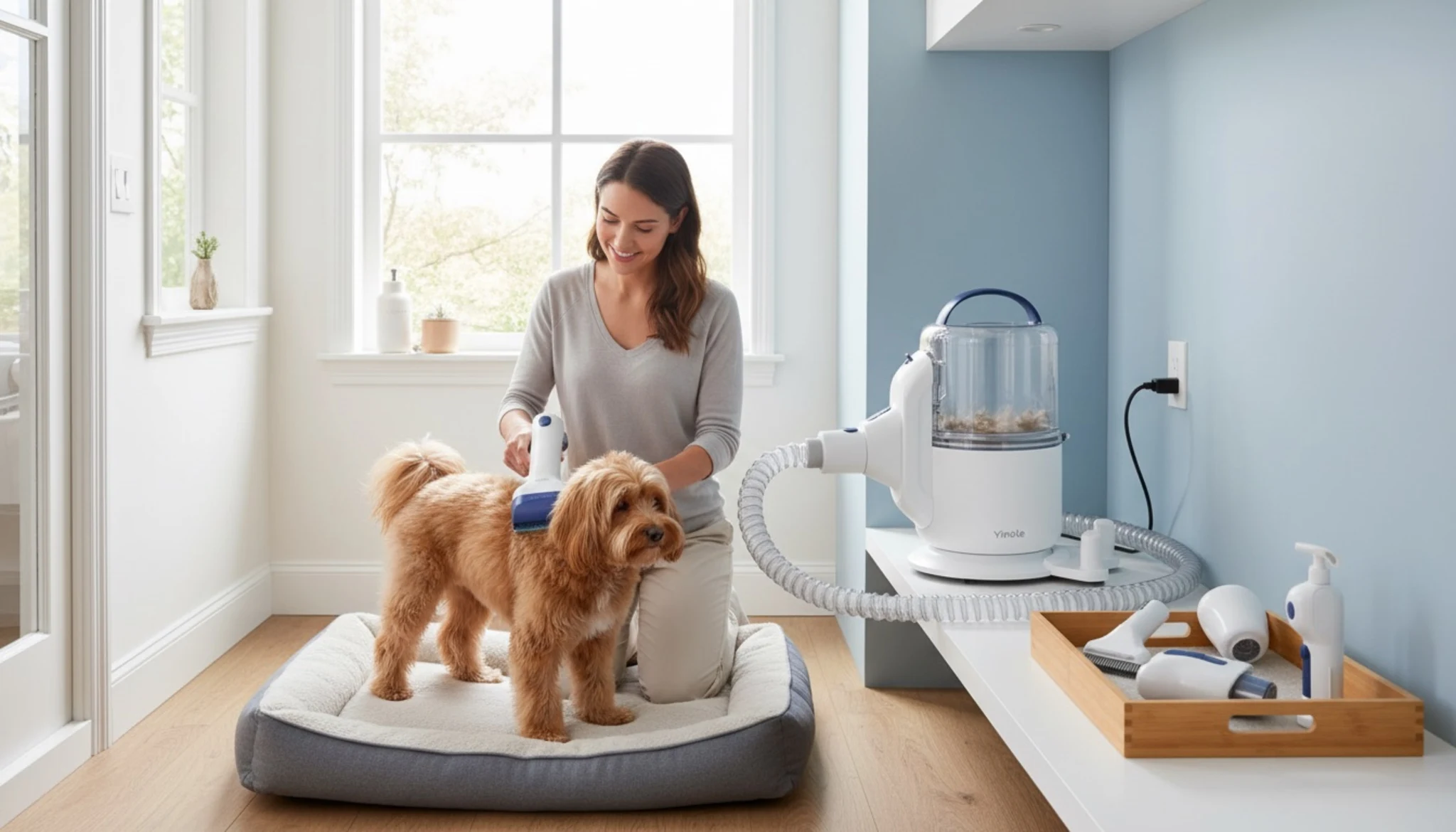 INSE P50 Pet Grooming Vacuum Kit