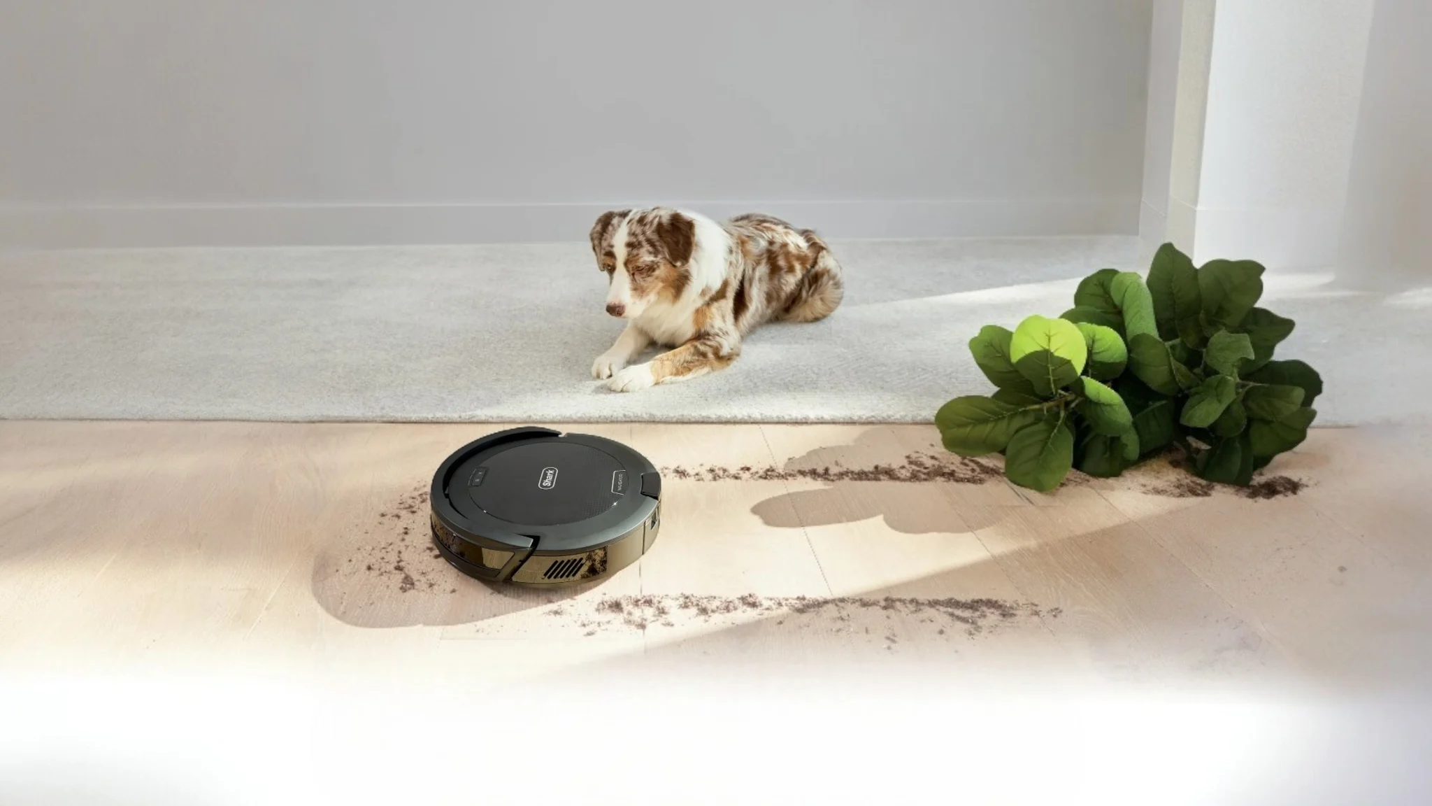 Shark Navigator Robot Vacuum with Self-Empty Base and SmartPath Navigator