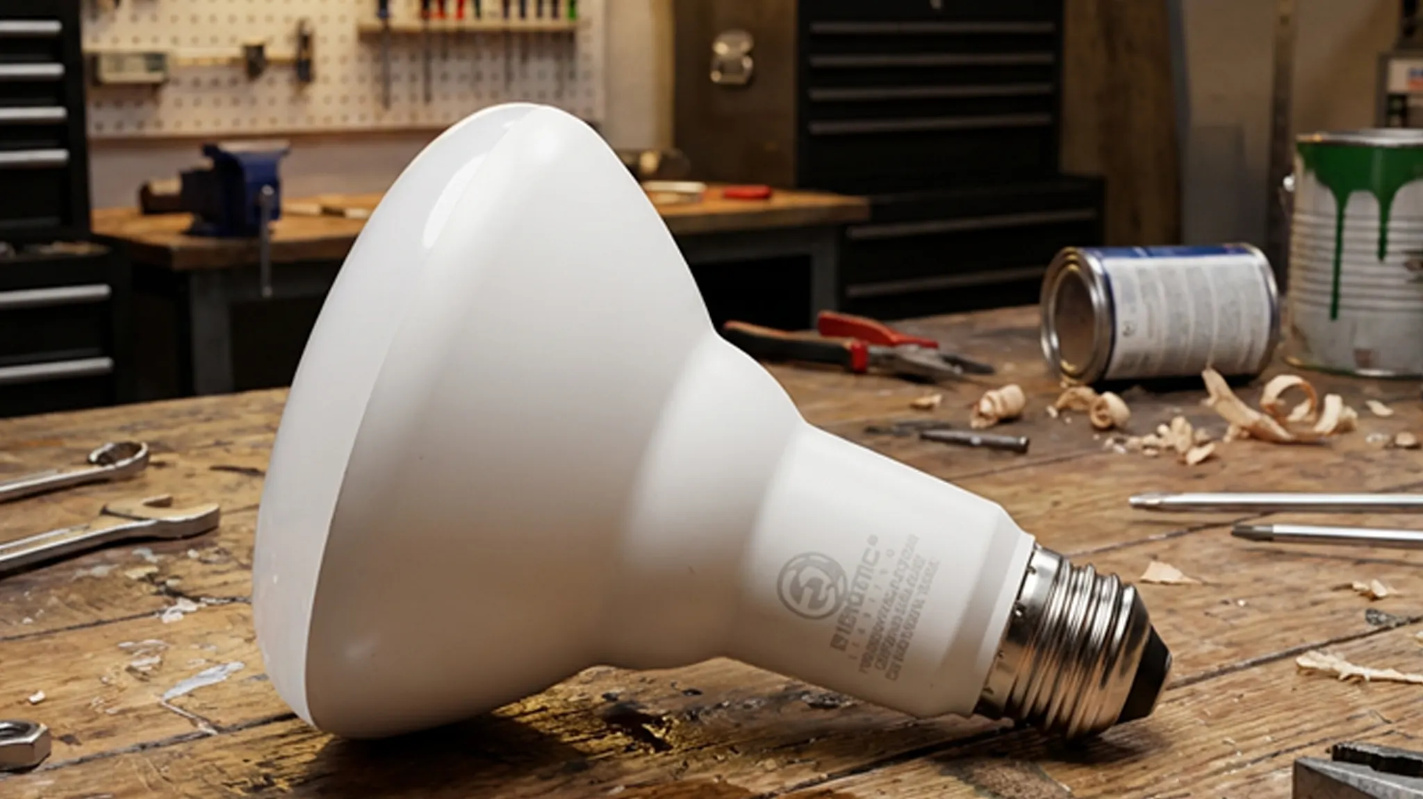 Paquete de 6: Focos LED BR30 de 8.5W Regulables de Energetic Lighting (Blanco...