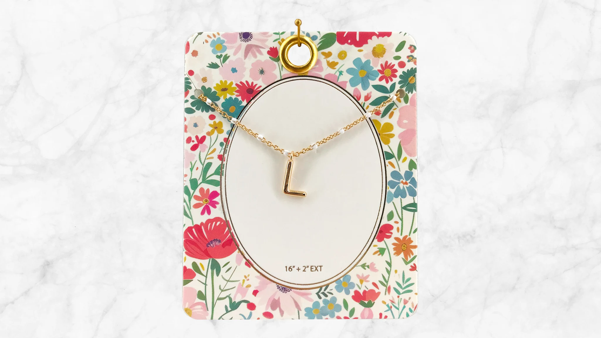 Pick-Your-2-Pack: LOREN + OLIVIA Enamel Dot Initial Necklaces