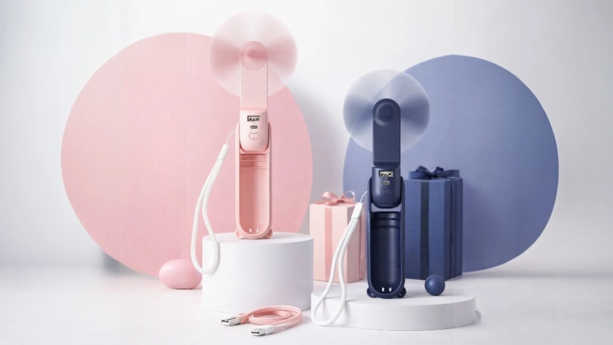 Pick-Your-2-Pack: Quick and Cool Handheld Fan, Flashlight & Power Bank