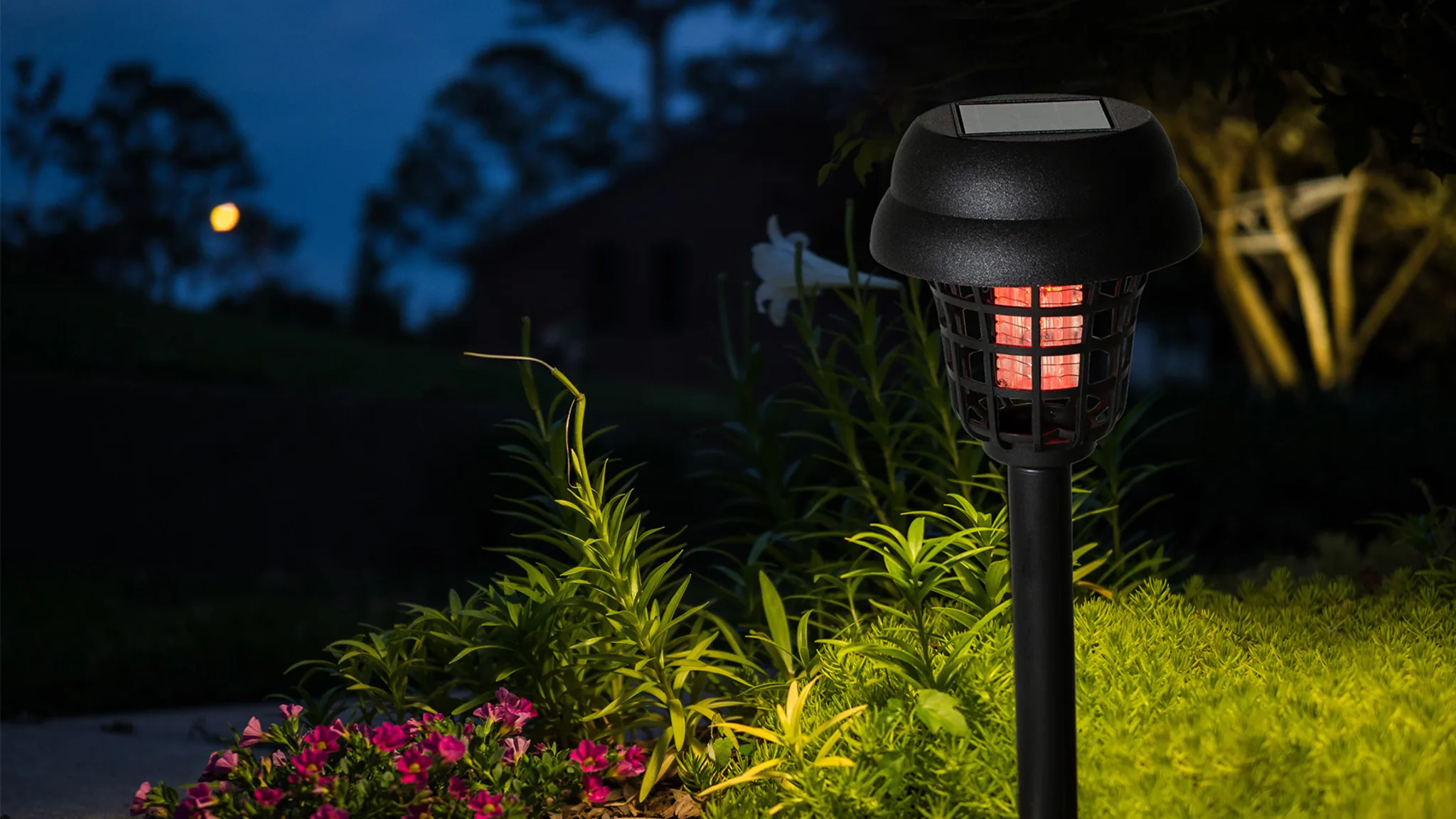 8-Pack: Ideaworks Solar Insect Zapper Stakes