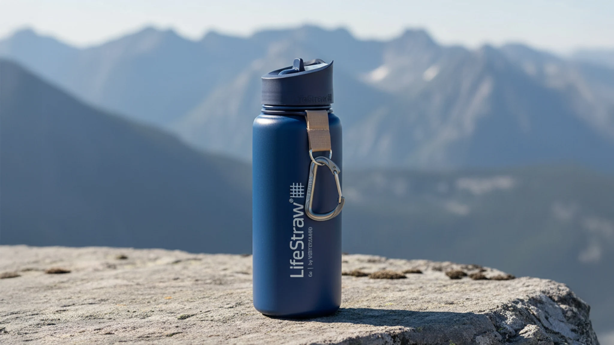 2-Pack: LifeStraw Go 24oz Stainless Steel Insulated Water Filter Bottle