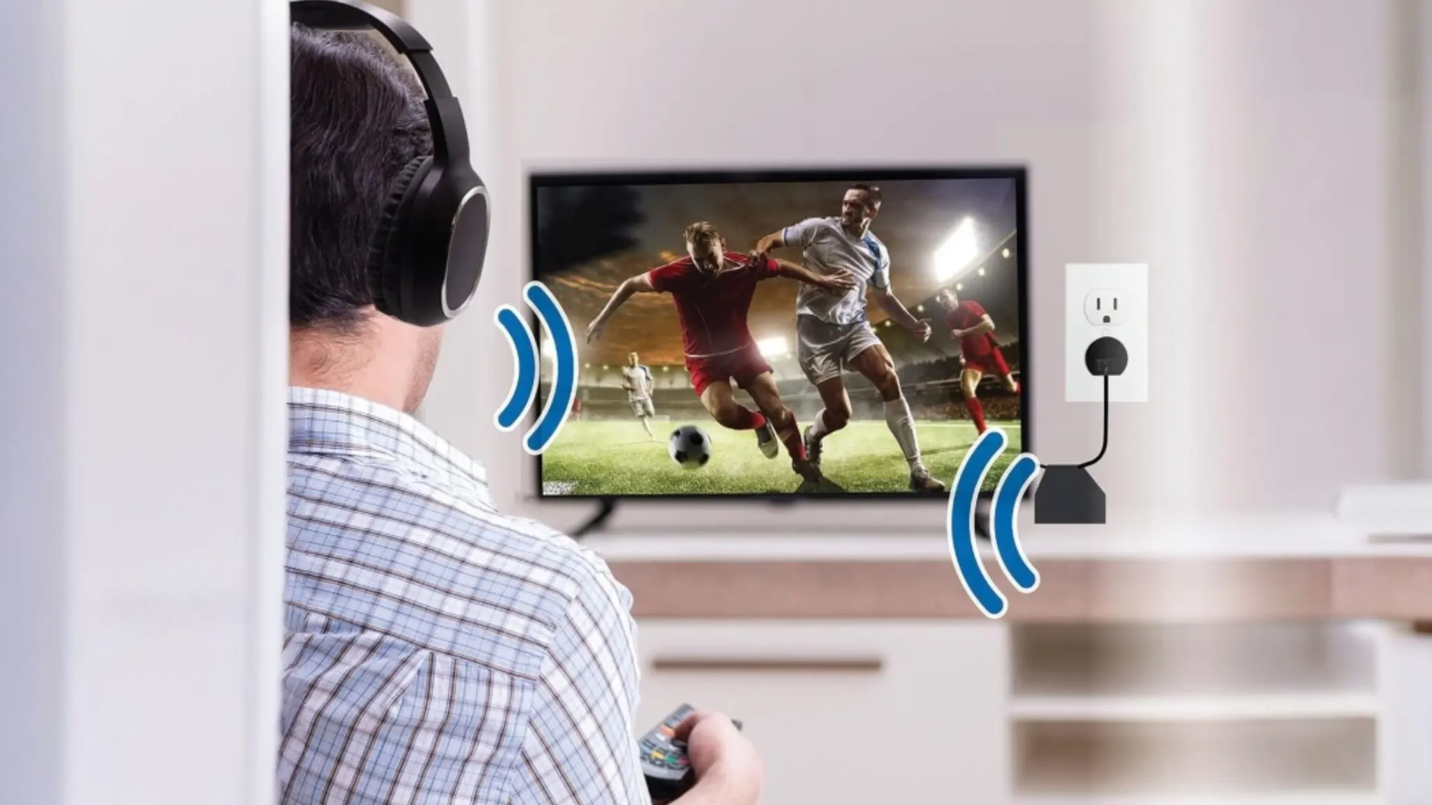 2-Pack: Itek HDTV Wireless Over Ear Headphones