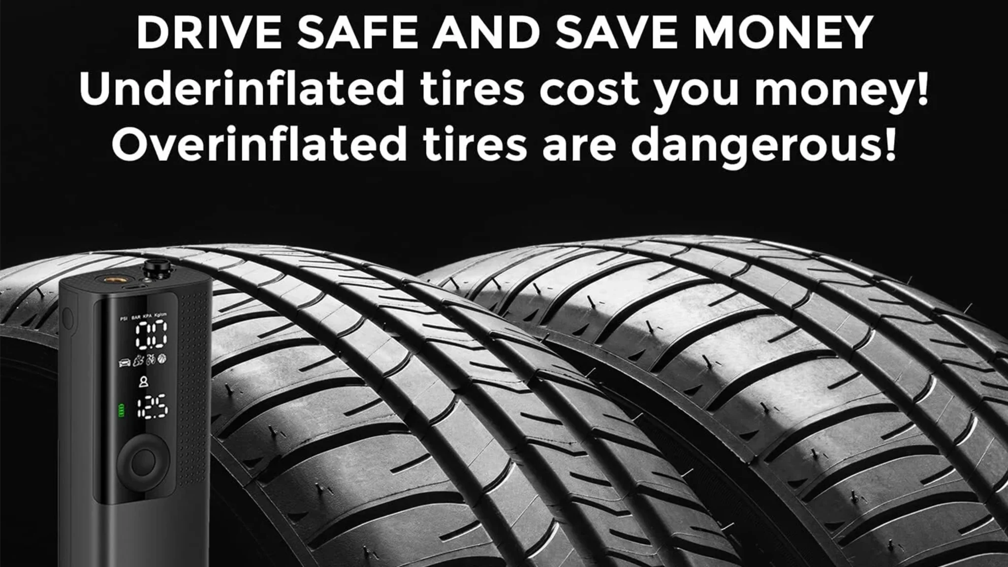 Airmoto Cordless Air Pump and Tire Inflator