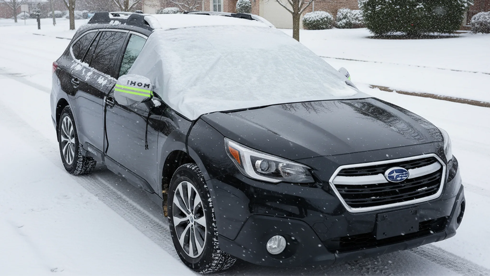 iHOM Automotive Windshield Cover with Removable Side Mirror Covers