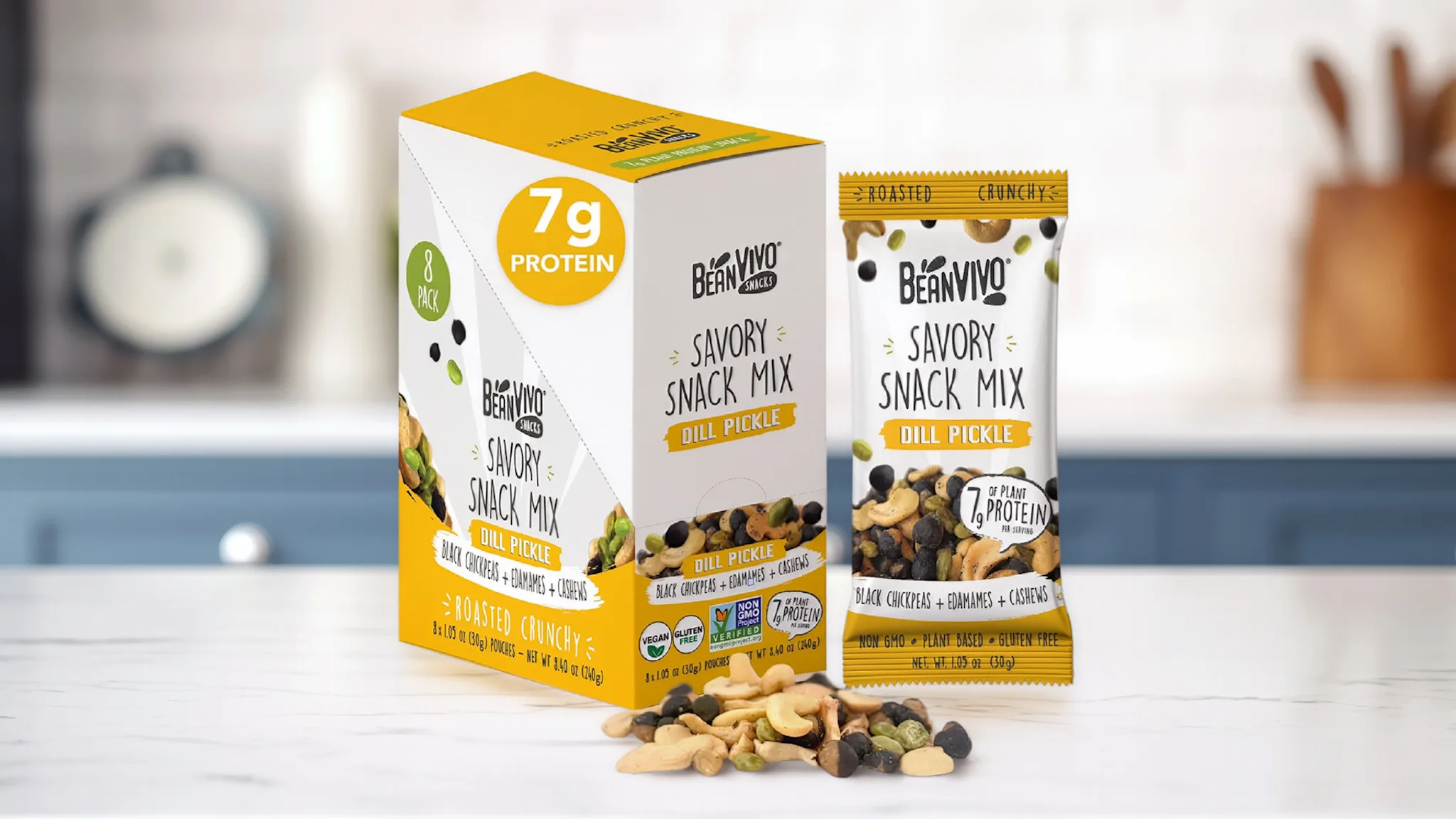 32-Pack: BeanVIVO Snack Mix Single Serving Pouches