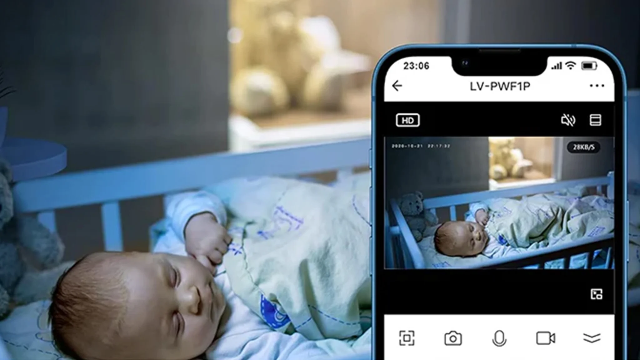 4-Pack: LaView F1 Indoor Wi-Fi Security Cameras with MicroSD Slot (Refurbished)