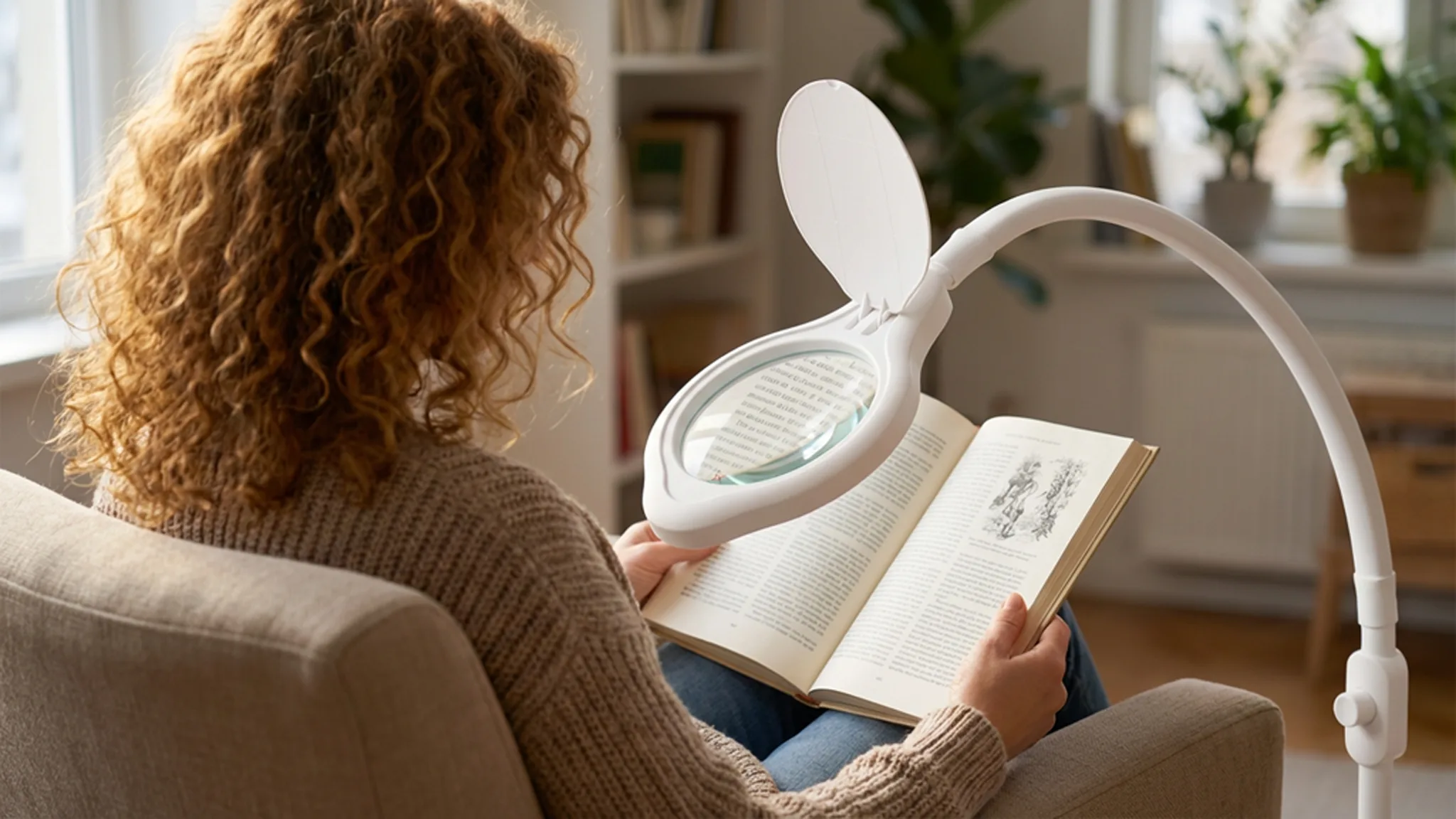 Kelvin Adjustable Floor Magnifying Lamp