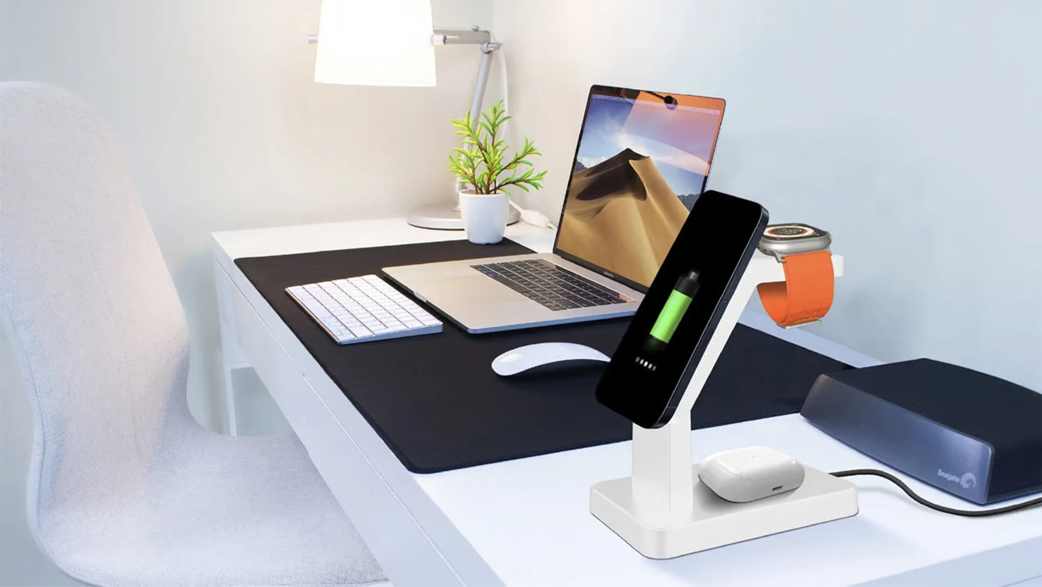 2-Pack: Brookstone 3-in-1 Wireless MagSafe Charging Stands