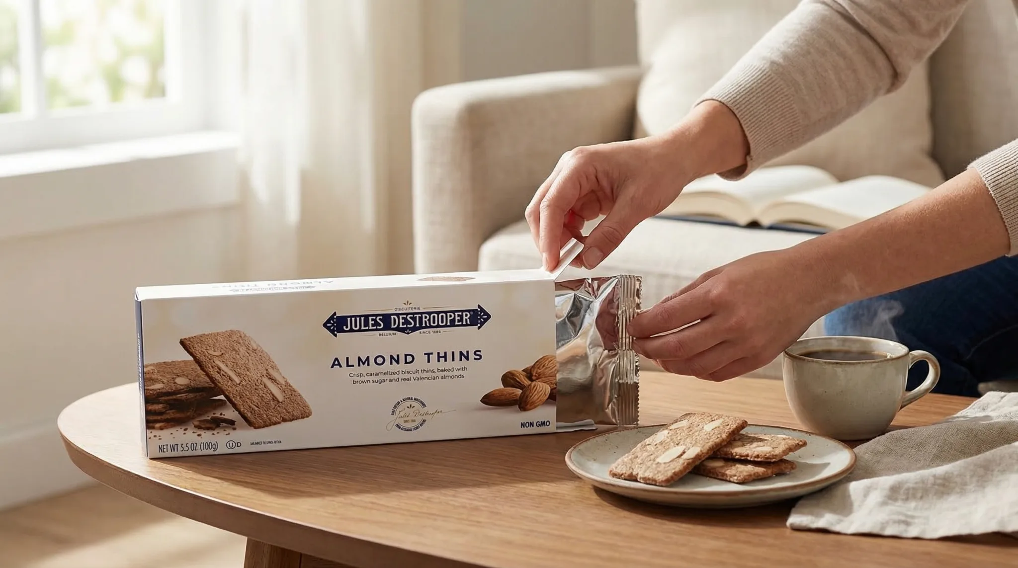 6-Pack: Jules Destrooper Almond Thins