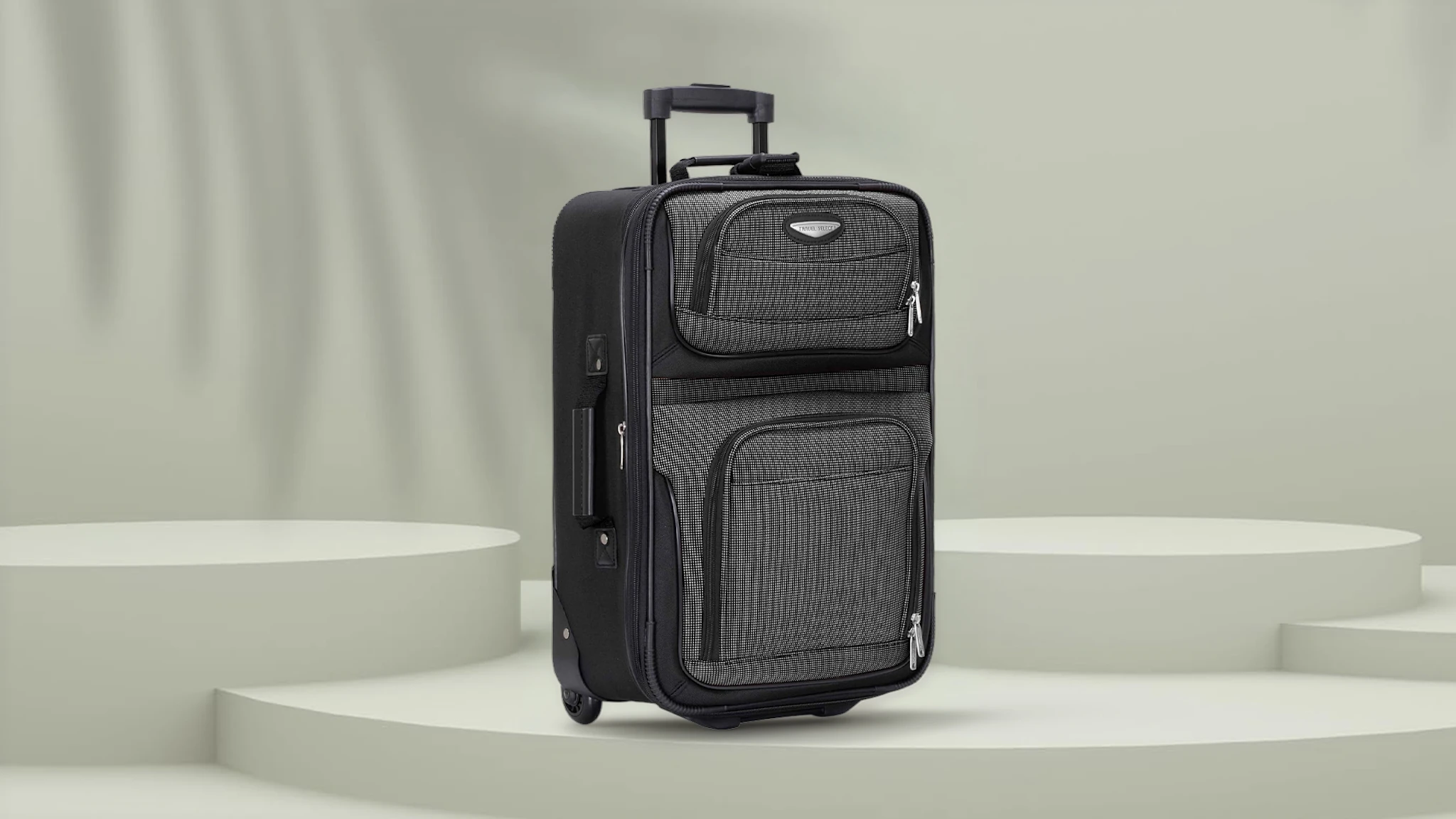 Travel Select Amsterdam Softside Expandable Carry-on Luggage with Rolling Wheels