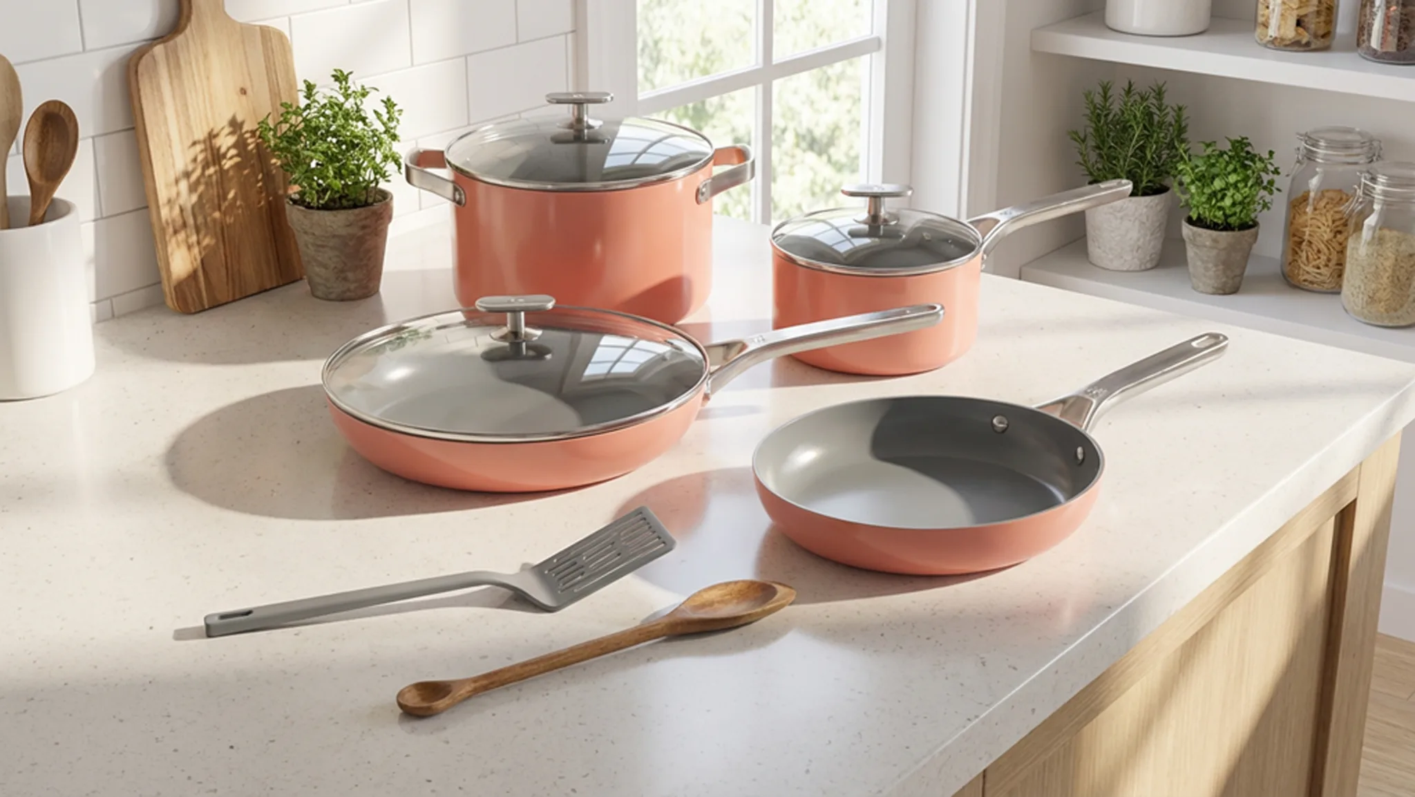 Greater Goods 12-Piece Premium Non-Toxic Ceramic Cookware Set