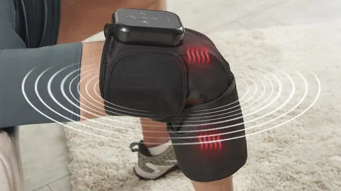 The Cordless Triple Therapy Knee Massager