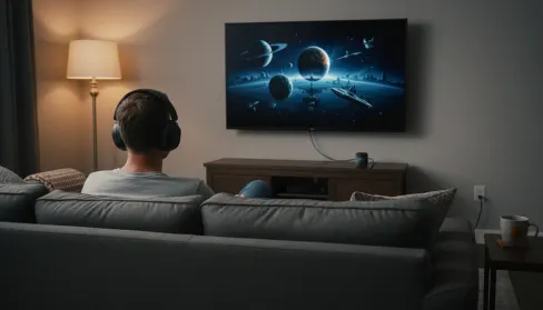The Truly Wireless 3D TV Headphones