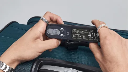 The Apple Find My Enabled Luggage Scale