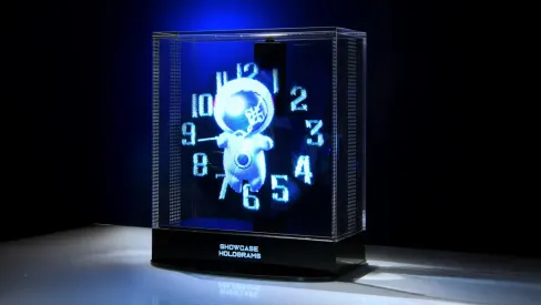 The Holographic Analog Clock