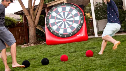 The Giant Kick Darts Set