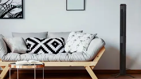The Oscillating Tower Fan with Airflow Bar