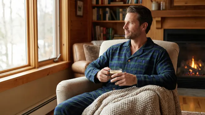 The Genuine Irish Flannel Lounge Top