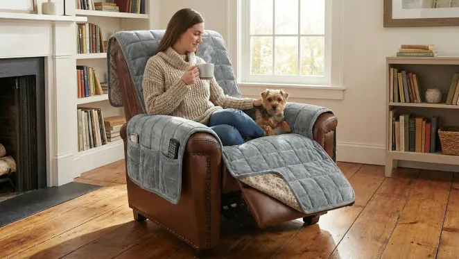 The Non-Slip Furniture Protecting Pet Covers (Recliner)