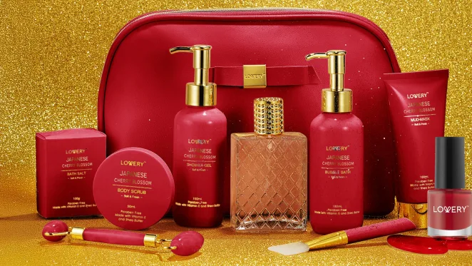 The Beauty & Body Care Cosmetic Bag Set