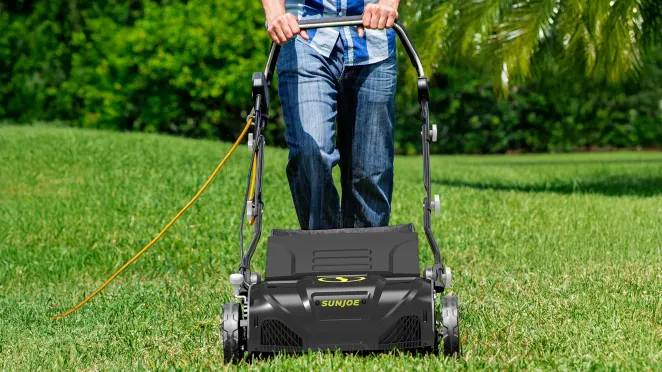 The Lawn Dethatcher and Scarifier