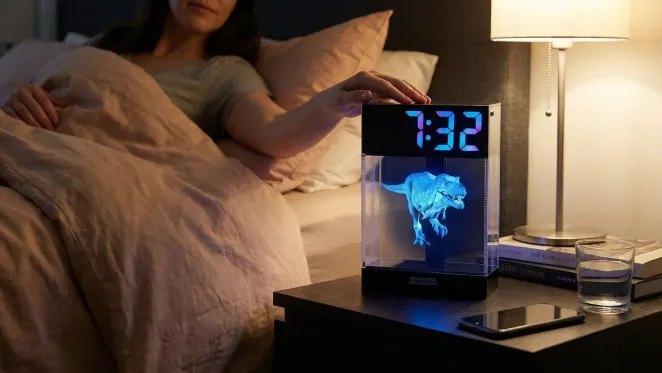 The Holographic Digital Clock