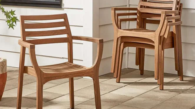 The Wegner Inspired Stacking Deck Chairs