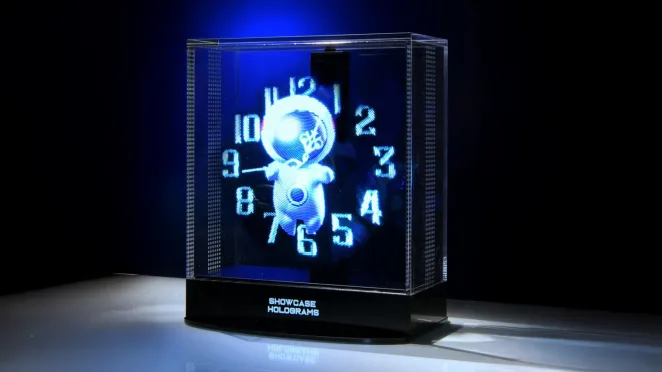 The Holographic Analog Clock