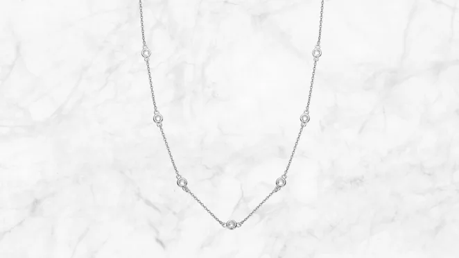 The Circular Accents Long Necklace