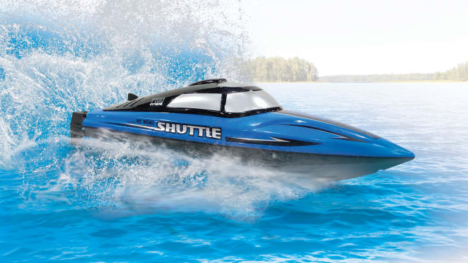 The Self-Righting Remote Control Speedboat