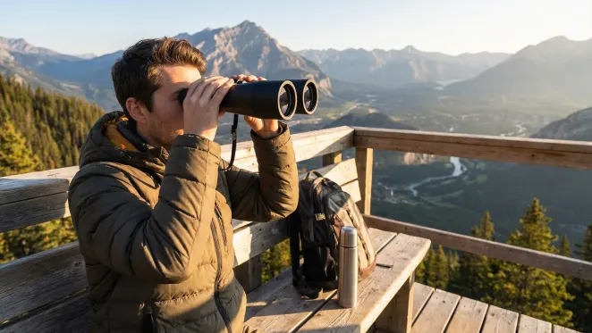 The Adjustable 144X Zoom Binoculars