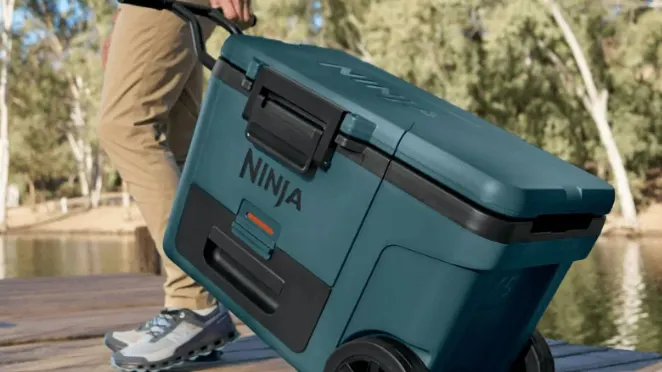 The 45-Quart Wheeled Chilled Cooler With Cutting Board