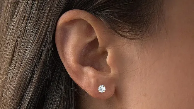 The 2-Carat Lab Grown Diamond Stud Earrings