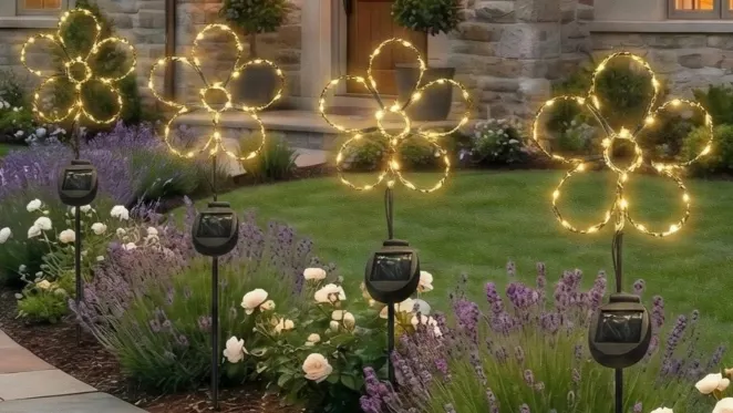 The Solar-Powered LED Garden Decorations