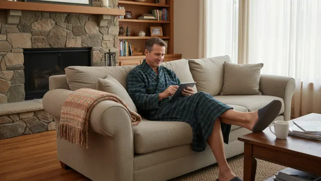 The Genuine Irish Flannel Robe