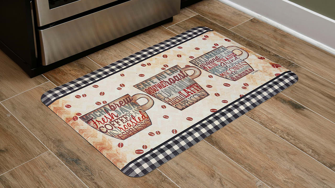 J&V Textiles Anti-Fatigue Floor Kitchen Mat
