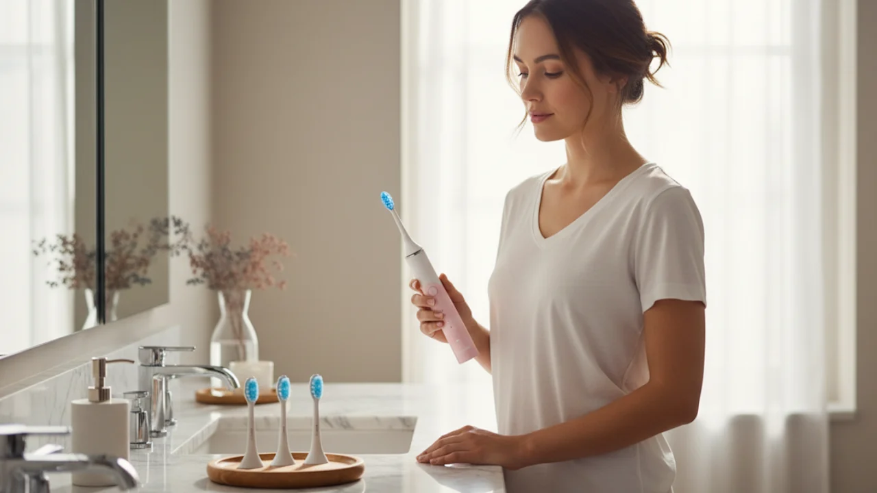 SNOW LED Sonic G2 Toothbrush with 4 Brush Heads