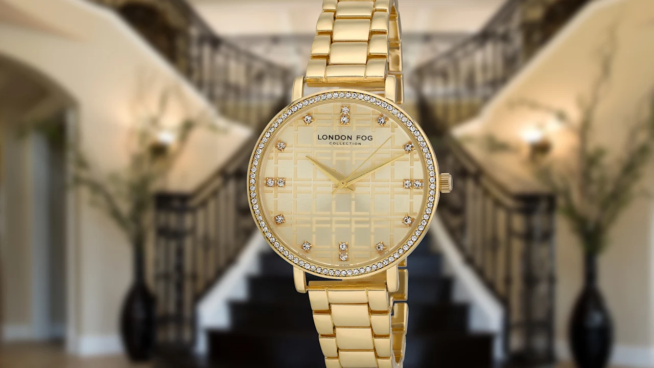 London Fog Women's Round Face Windsor Bracelet Watch