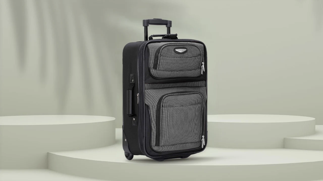 Travel Select Amsterdam Softside Expandable Carry-on Luggage with Rolling Wheels