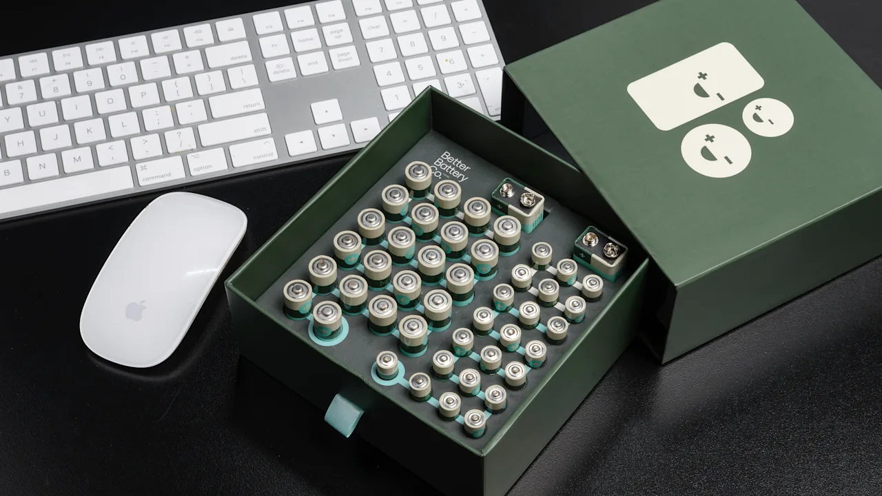 92-Piece Better Battery Co. Alkaline Battery Variety Pack