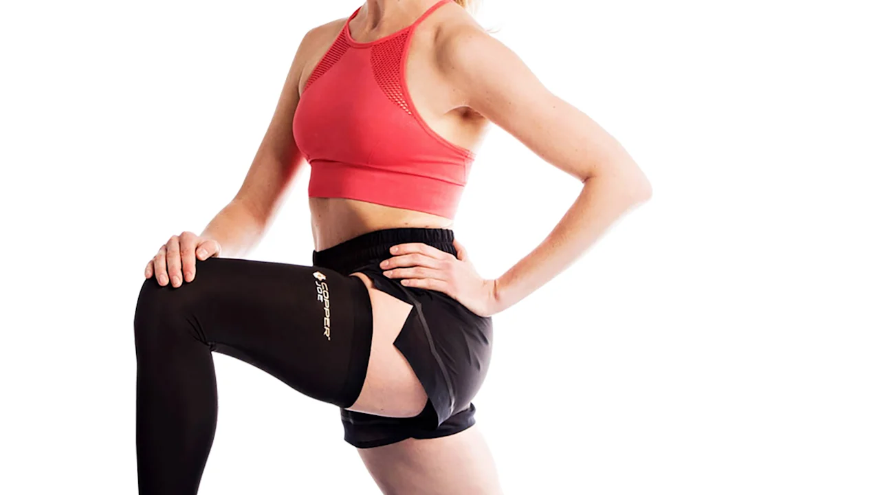 2-Pack: Copper Joe Full Leg Compression Sleeve