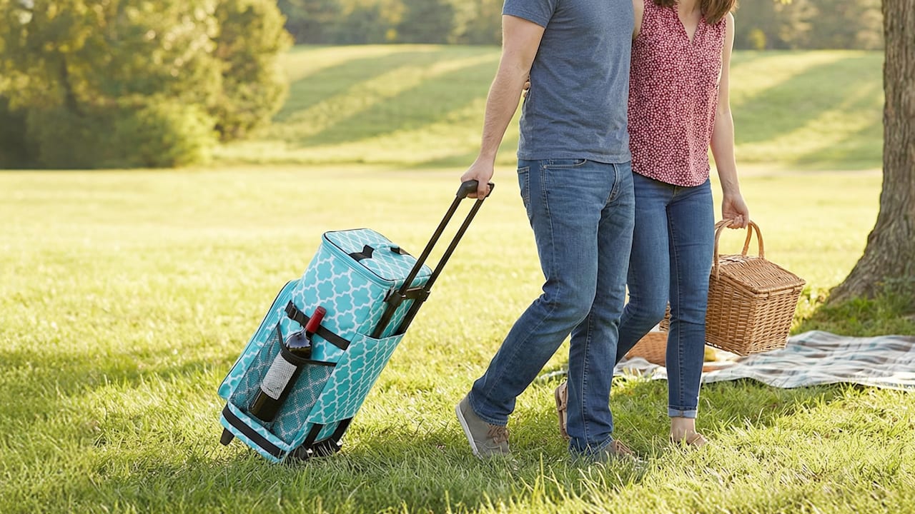 dbest products Ultra Compact Smart Cart Cooler Extended