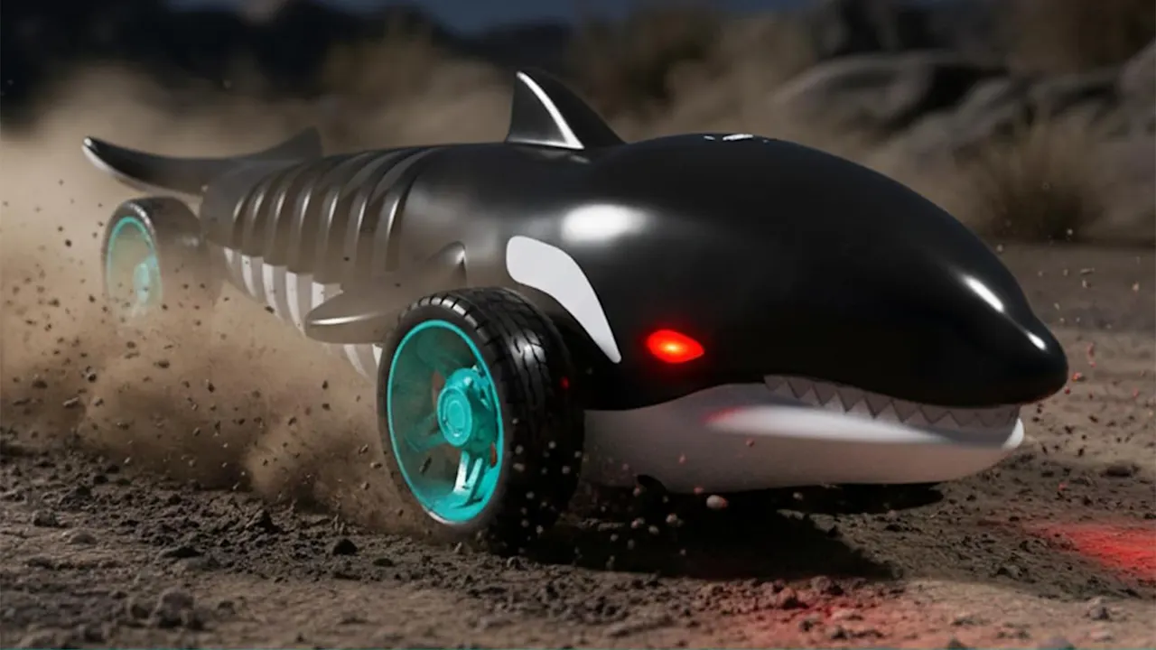 Hakol Remote Control Mutant Machine Shark Car