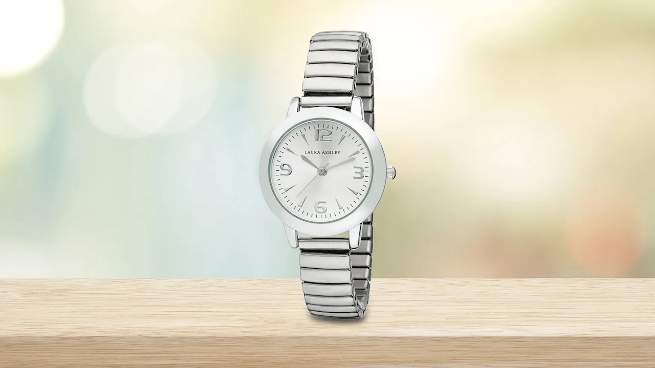 Laura Ashley Women's Stainless Steel Bracelet Watch