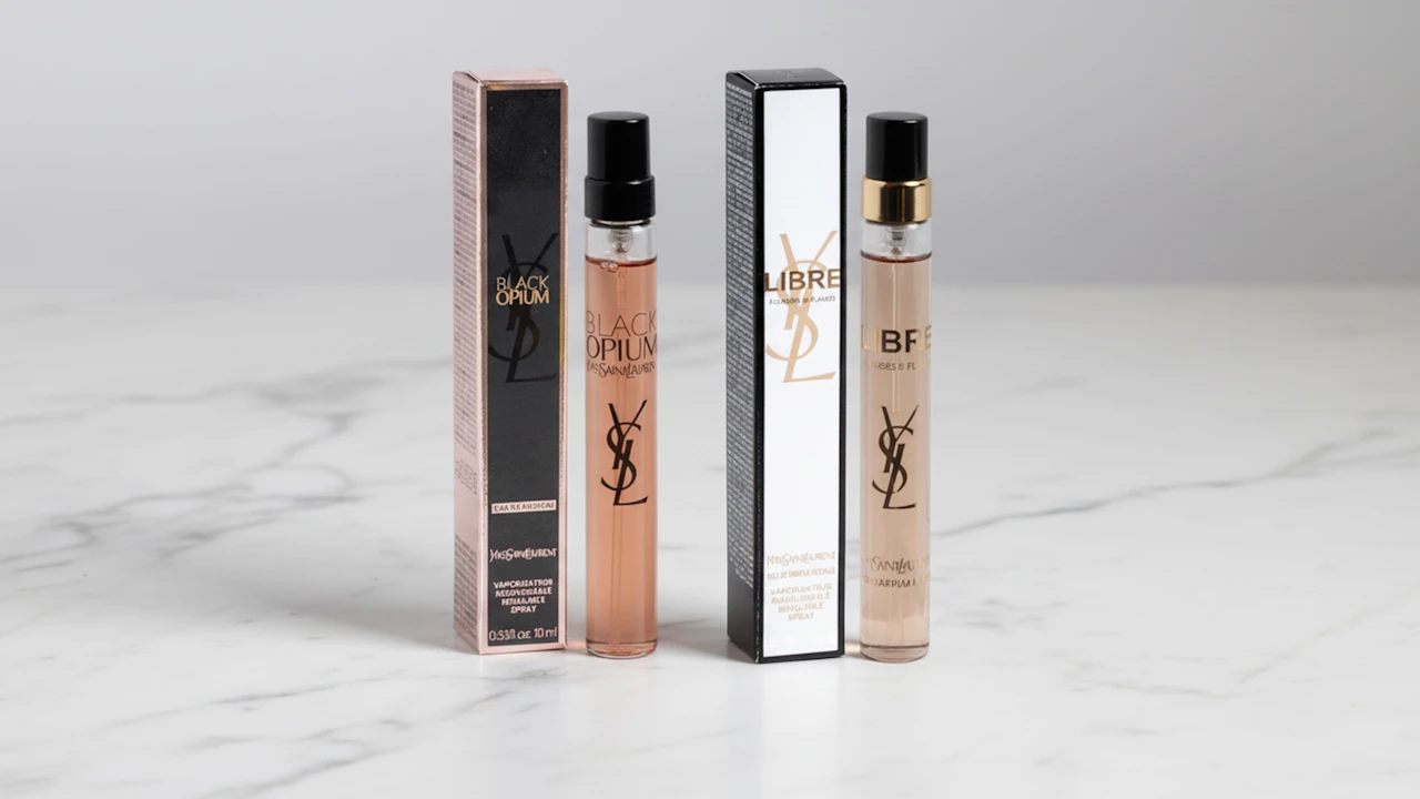 Yves Saint Laurent 2-Piece Black Opium and Libre Flowers & Flames EDP Spray Set