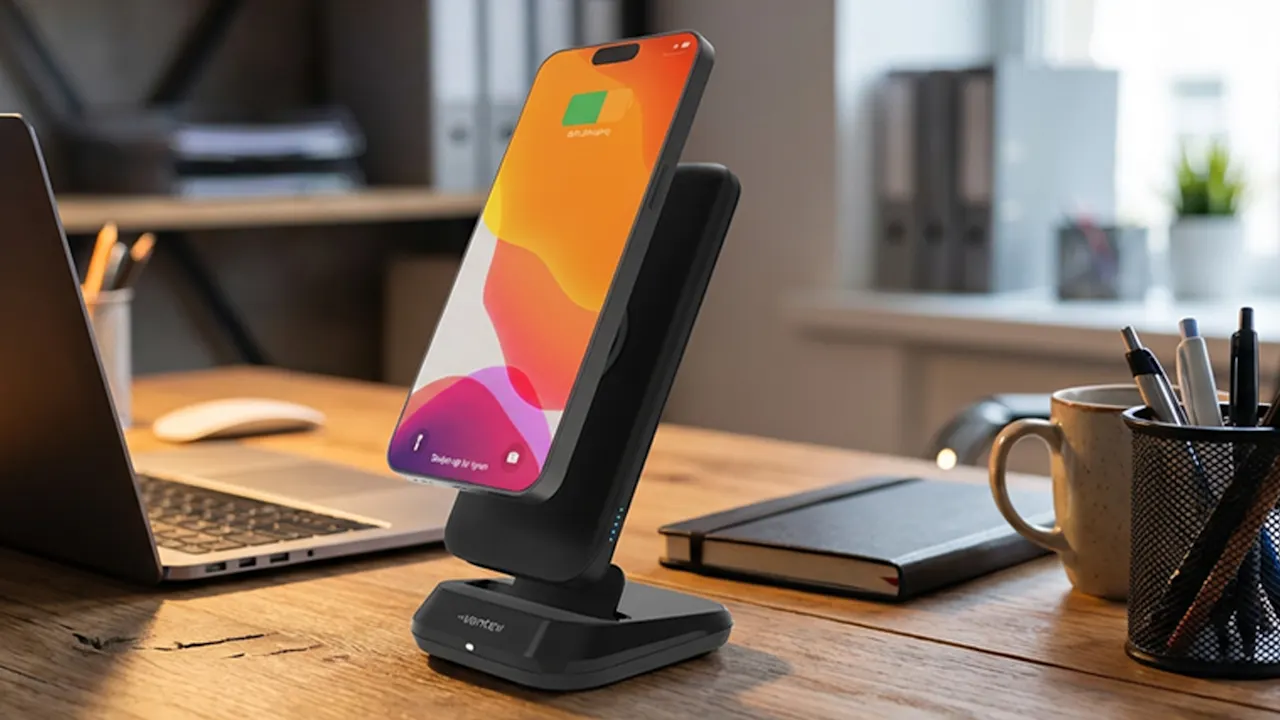Ventev 10,000mah Wireless Power Bank & Charge Stand