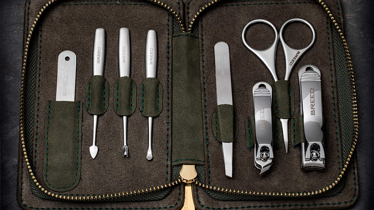 Breed Katana 8-Piece Surgical Steel Grooming Kit