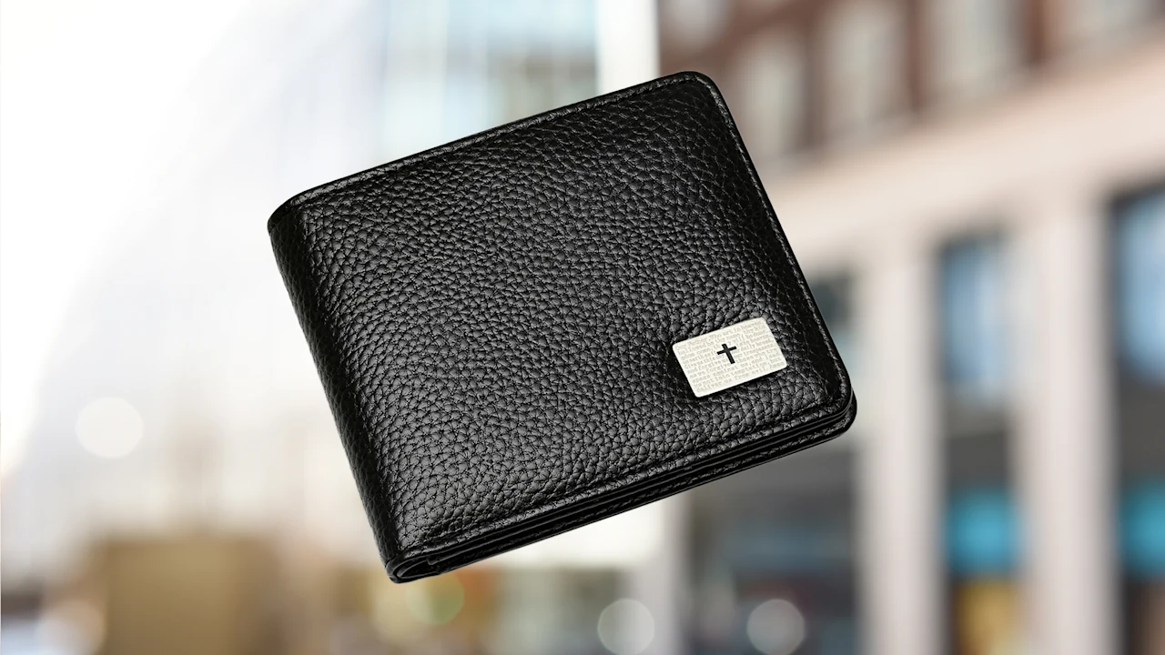 Steeltime Mens Vegan Leather Wallet